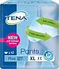 Подгузники-трусы Tena Pants Plus Extra Large, объем талии 120-160 см, 12 шт. в интернет-магазине Благошоп